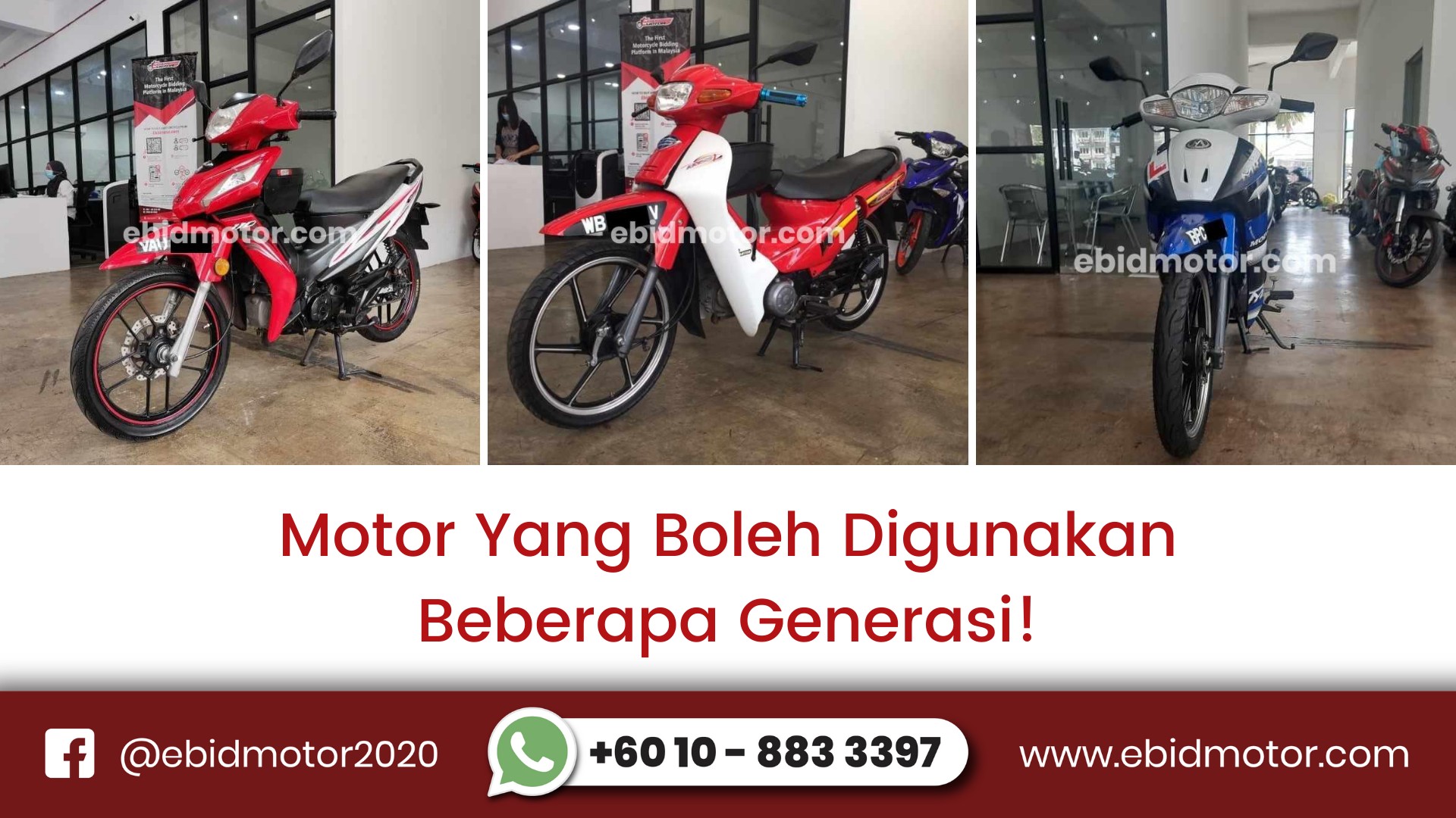 Senarai Motosikal Tahan Lasak & Harga Mampu Milik Ibarat Nokia 3310!