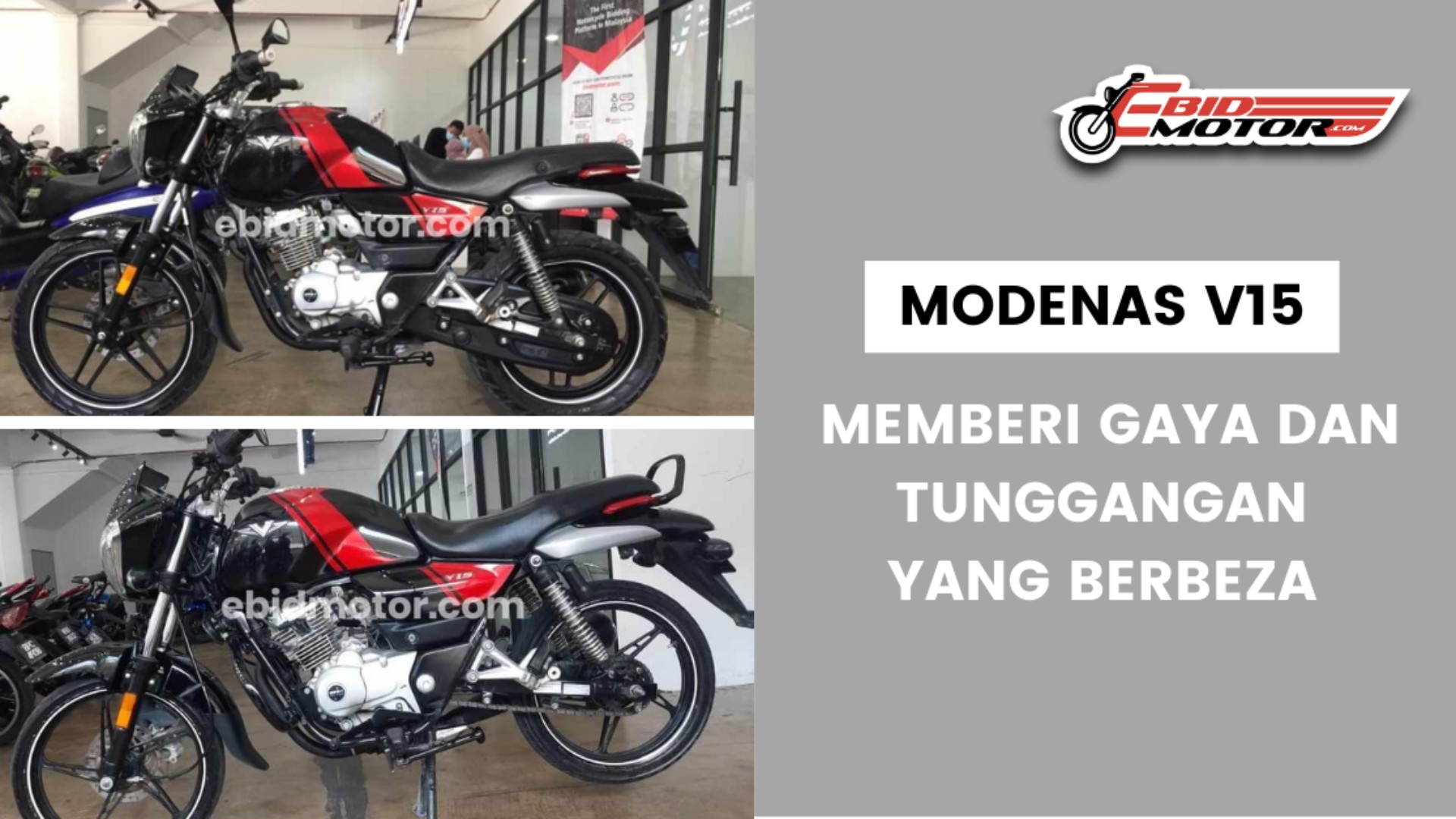 Boleh Jimat Sehingga RM1,900 Untuk Modenas V15 Bergaya! Tak Nak Ke?